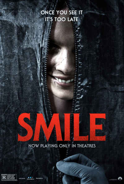 Smile 2022 Sosie Bacon, Jessie T. Usher, Kyle Gallner, Robin Weigert, Caitlin Stasey, Kal Penn, Rob Morgan, Gillian Zinser, Jack Sochet, Judy Reyes, Nick Arapoglou, Perry Strong, Dora Kiss, Matthew LambMeghan Brown