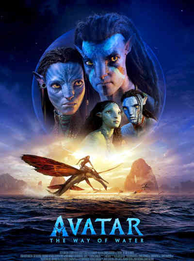 Avatar: The Way of Water 2022 Sam Worthington, Zoe Saldana, Stephen Lang, Sigourney Weaver, Kate Winslet, Joel David Moore, Cliff Curtis, CCH Pounder, Brendan Cowell, Edie Falco, Jemaine