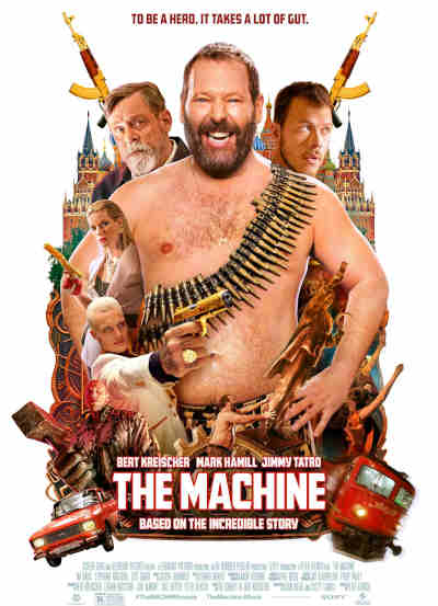 The Machine 2023 Bert Kreischer, Mark Hamill, Jimmy Tatro, Iva Babic, Stephanie Kurtzuba, Robert Maaser, Martyn Ford, Rita Bernard Shaw, Jess Gabor, Nikola Djuricko, Amelie Child Villiers, Set Sjostrand, Aleksandar Sreckovic, Dorde Simic,