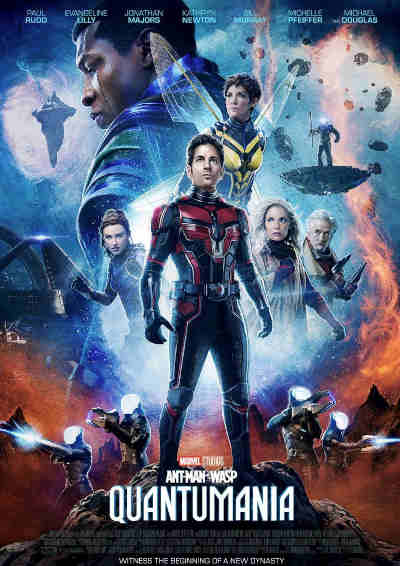 Ant-Man and the Wasp: Quantumania 2023 Paul Rudd, Evangeline Lilly, Michael Douglas, Kathryn Newton, Michelle Pfeiffer, Jonathan Majors, Bill Murray, Katy M. O’Brian, Corey Stoll, William Jackson Harper,