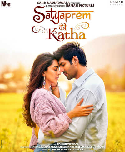 Satyaprem Ki Katha 2023 Kartik Aaryan, Kiara Advani, Naveen Singh, Rajpal Naurang Yadav, Shikha Talsania, Gajraj Rao, Supriya Pathak, Anuradha Patel, Awlad Hossen Eshan, Palash Tiwari, Koushik Mahata, Vikky Kumar, Kavya Jethwa, Bhaumik Ahir,