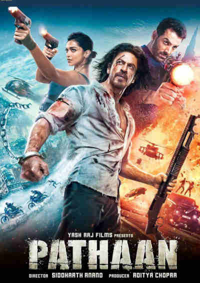 Pathaan 2023 Shah Rukh Khan, Deepika Padukone, John Abraham, Dimple Kapadia, Ashutosh Rana, Salman Khan, Aakash Bhatija, Prakash Belawadi, Guneet Sharma, Ankita Mandlik, Dmitri