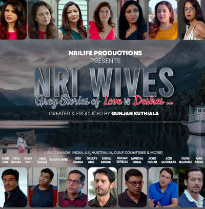 NRI Wives 2023 Bhagyashree Patwardhan, Samir Soni, Hiten Tejwani, Aditi Govitrikar, Jugal Hansraj, Raima Sen, Kapil Arora, Vidhi Dalia, Soumya Dharmateja, Gaurav Gera, Gunjan Kuthiala,