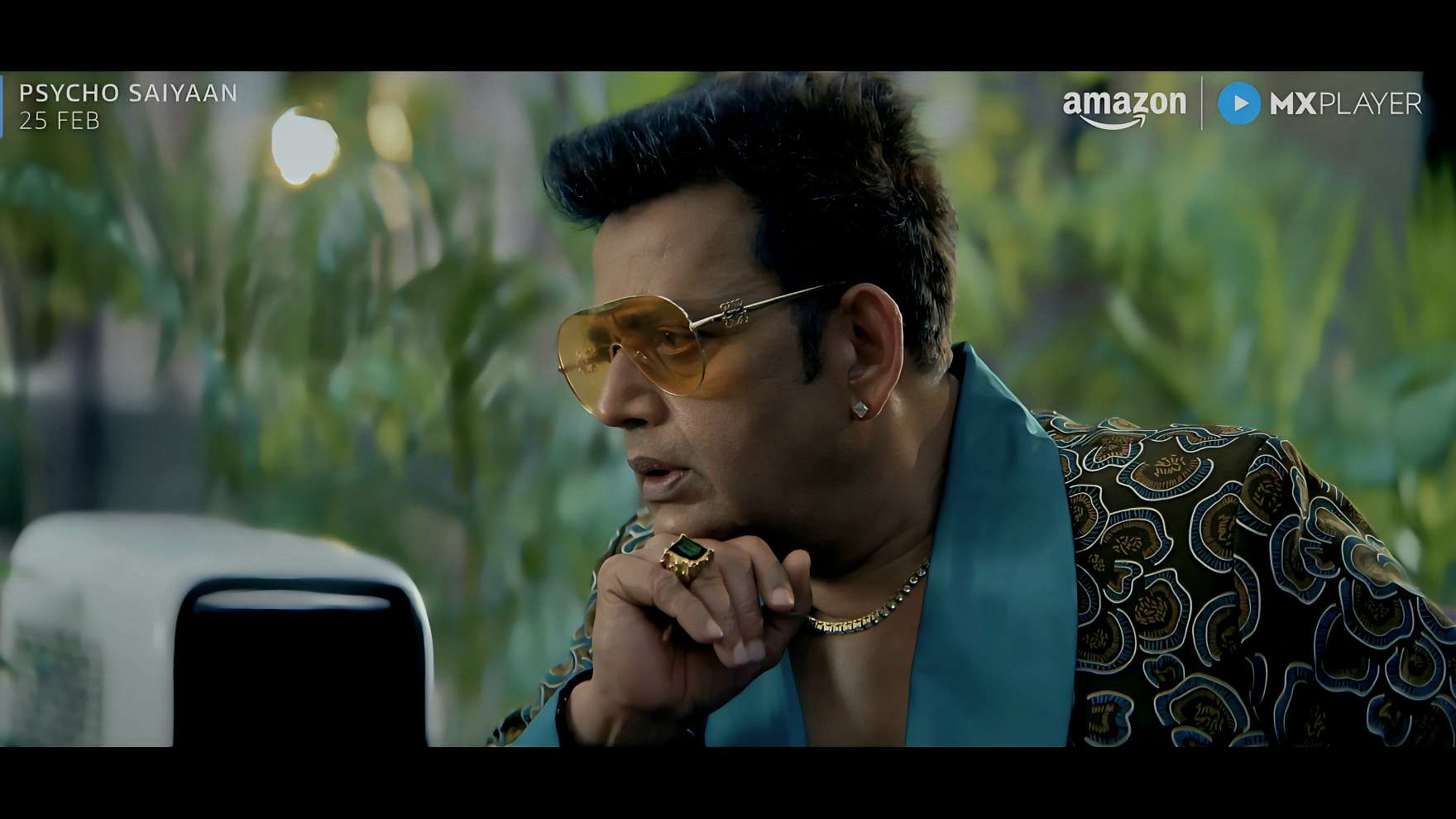 Watch the thrilling 'Psycho Saiyaan' trailer on Amazon MX Player. Tejasswi Prakash, Ravi Kishan, and Anud Singh Dhaka star in this dark romance saga.